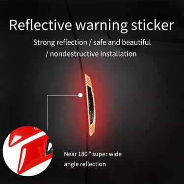 Pegatina reflectiva topes 4pcs